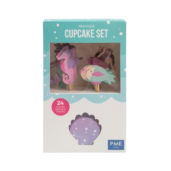 Cupcake Set - Mermaid